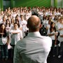Filmen Die Welle bygger på det extrema gruppexperiment som high school-läraren Ron Jones utförde i Palo Alto i USA 1967. Foto: Bild ur filmen Die Welle