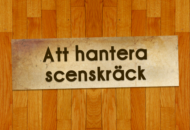 Scenskräck
