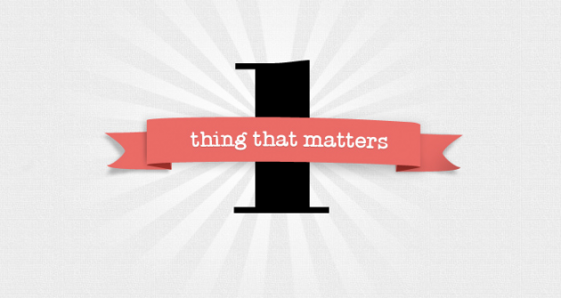 What matters
