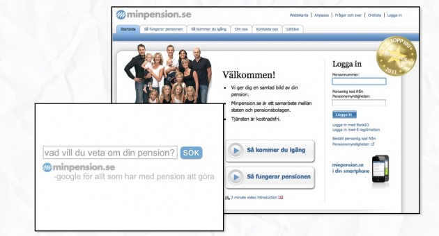 Två versioner av samma sajt Två versioner av samma sajt